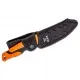 Buck Large Pursuit Pro Fixed Blade Knife Orange Handle Cyclaire Knives and Tools