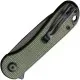 CIVIVI Elementum Knife - 2.96" D2 Tool Steel Blade Green Micarta Handle Cyclaire Knives and Tools