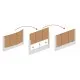 Fence Panel Holders 12 Pack - Holds Fence Panels In Place, Reduce Bowing and Rattling Cyclaire Knives and Tools