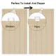 Vertical Blind Top Hangers - 3.5" (89mm) White - Pack of 50 Cyclaire Knives and Tools