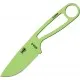 ESEE Izula Venom Green Neck Knife with Survival Kit - 2.875" Carbon Blade, Green Powder Coat, Black Sheath, Cyclaire Knives and Tools