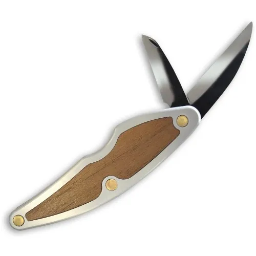 Flexcut JKN88 UK EDC Whittlin Jack Carving Knife 1.5" Detail and 2" Roughing Blade
