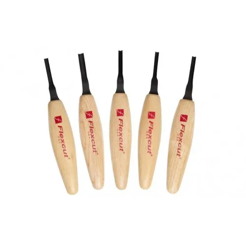 Flexcut MT940 5 Piece Mixed Profile Micro Tool Set