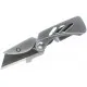Gerber Exchange A Blade EAB Lite Folding Knife - 1.5" Utility Blade Money Clip Stainless Steel Handle Cyclaire Knives and Tools