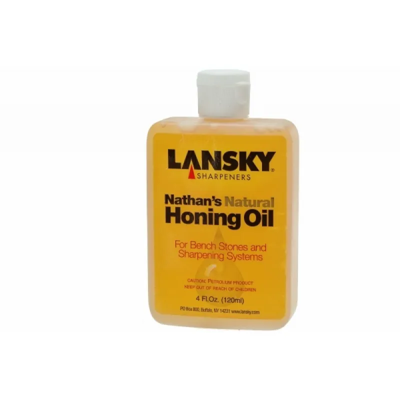 Lansky LOL01 Nathan's Natural Honing Oil 120ml Cyclaire Knives and Tools