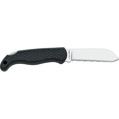 Mac Coltellerie Boat 1 Black Marine Knife - 2.55" Blade Black Handle