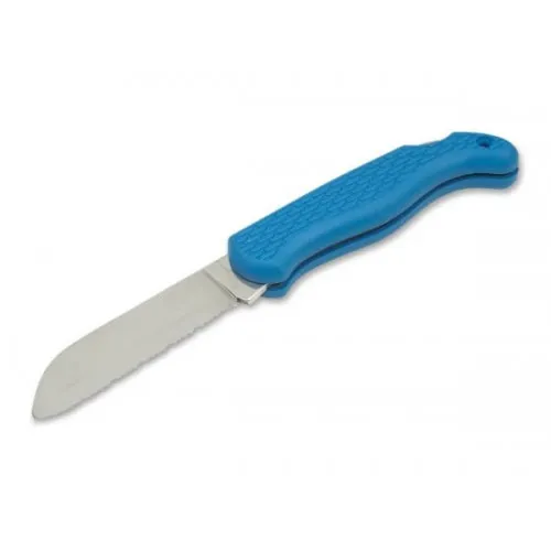 Mac Coltellerie Boat 1 Blue Marine Knife - 2.55" Blade Blue Handle
