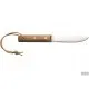 Mac Coltellerie Nostromo Wood Boat Knife - 5.43" Blade Mahogany Wood Hande Cyclaire Knives and Tools
