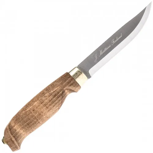 Marttiini Lynx Lumberjack Knife 3.9" Stainless Steel Blade Birch Stained Handle
