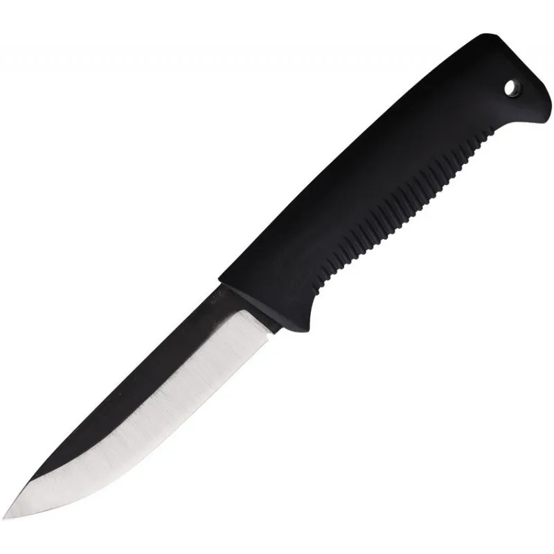 Peltonen Knives M07 Ranger Puukko Knife - 5" Carbon Steel Blade Black Handle Cyclaire Knives and Tools