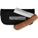 Rough Ryder APTA Folder Copper UK EDC Pocket Chisel Knife - 2.75" Satin Finish Blade, Hammered Copper Handle Cyclaire Knives and Tools