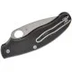 Spyderco UK Penknife - 3" CTS-BD1N Stainless Steel Leaf Blade Black FRN Handle Cyclaire Knives and Tools