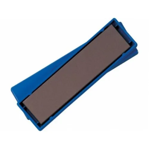 Spyderco Ceramic Bench Stone Medium Grit with Rigid Case and Rubber Feet