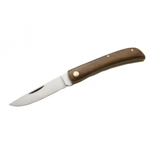 Whitby 2.76" Stainless Steel Blade UK EDC Maniaghese Wood Handle Pocket Knife