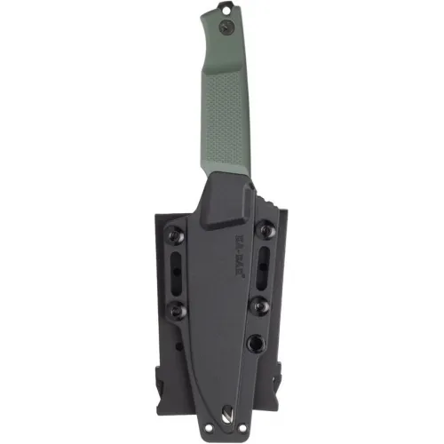 KA-BAR 5500 Apex Fixed Blade Knife - 3.9" D2 Black Blade Green GFN Handle