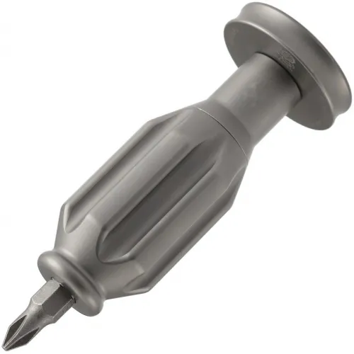 Kansept Knives Drive R Saurus Bit Driver EDC Tool Beadblasted Grey Titanium with 10 Bits