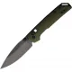 Kershaw Mini Iridium DuraLock KVT Folding Knife - 3" D2 Black Spear Point Blade OD Green Aluminum Handle Cyclaire Knives and Tools