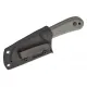 Kizer Deckhand Fixed Blade Knife - 2.95" D2 Black Sheepsfoot Blade Black Micarta Handle Cyclaire Knives and Tools
