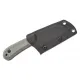 Kizer Deckhand Fixed Blade Knife - 2.95" D2 Black Sheepsfoot Blade Black Micarta Handle Cyclaire Knives and Tools