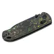 Kizer Drop Bear Folding Knife - 2.99" CPM-20CV Black Stonewashed Blade Toxic Storm FatCarbon Handle Cyclaire Knives and Tools