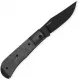 Kizer Trestle UK EDC Folding Knife - 2.88" Black DLC Coated S45VN Blade Black Titanium Handle Cyclaire Knives and Tools