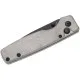 Kizer Original (XL) Button Lock Folding Knife - 3.25" CPM-S35VN Black DP Blade Snowflake Titanium Handle Cyclaire Knives and Tools