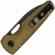 Kizer Parakeet Folding Knife - 2.46" Nitro-V Black DP Blade, Milled Ultem Handle Cyclaire Knives and Tools