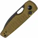 Kizer Parakeet Folding Knife - 2.46" Nitro-V Black DP Blade, Milled Ultem Handle Cyclaire Knives and Tools