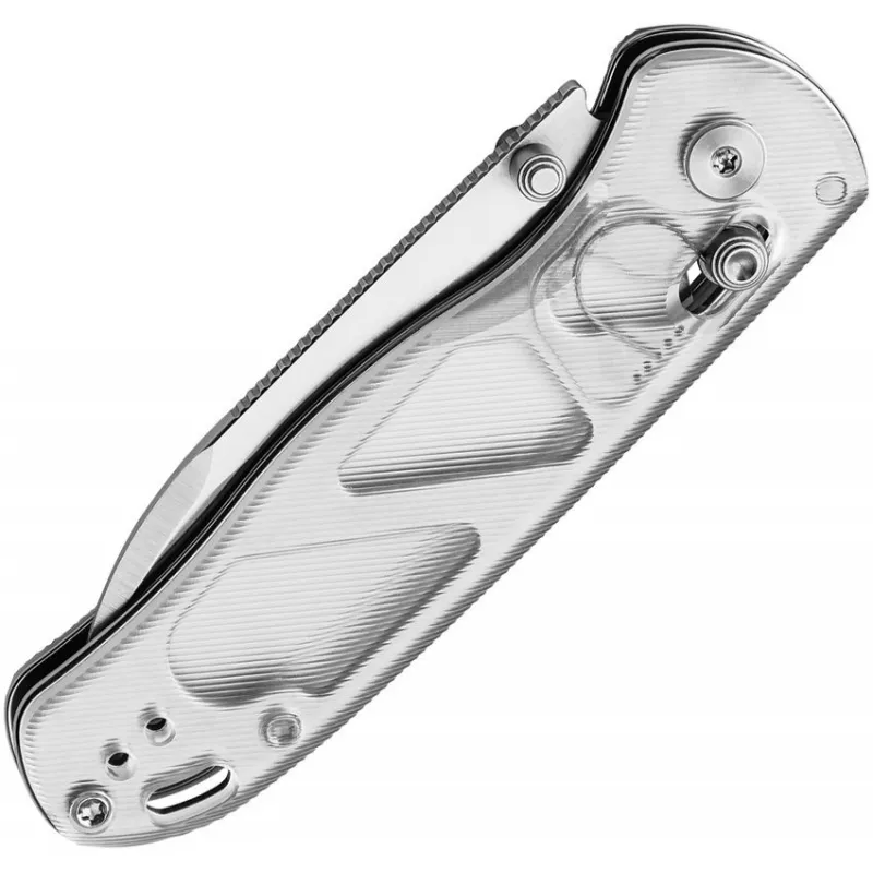 Kizer Drop Bear Folding Knife - 2.97" Nitro-V Blade Clear Acrylic Handle Cyclaire Knives and Tools