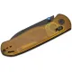 Kizer Drop Bear Folding Knife - 2.97" Nitro-V Black Blade Ultem PEI Handle Cyclaire Knives and Tools