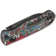 Kizer Drop Bear Folding Knife - 2.99" CPM-S45VN Black DLC Blade Nebula Fat Carbon Handle Cyclaire Knives and Tools