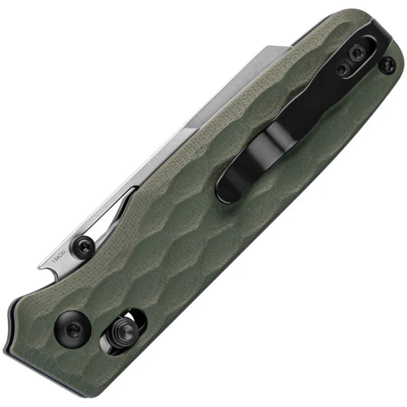 Kizer Task Folding Knife - 3.04" 154CM Blade Blade Green G10 Handle Cyclaire Knives and Tools
