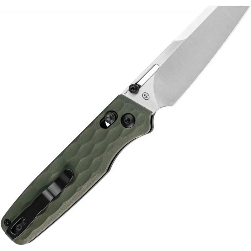 Kizer Task Folding Knife - 3.04" 154CM Blade Blade Green G10 Handle Cyclaire Knives and Tools