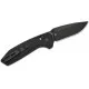 Kizer Vanguard Sub-3 OBK Clutch Lock Folding Knife - 2.95" 154CM Black Drop Point Blade Black Aluminum Handle Cyclaire Knives and Tools