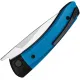 Kizer Mini Momo Folding Knife - 3.2" 154CM DP Blade Blue and Black Aluminum Handle Cyclaire Knives and Tools