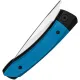 Kizer Mini Momo Folding Knife - 3.2" 154CM DP Blade Blue and Black Aluminum Handle Cyclaire Knives and Tools
