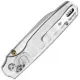 Kizer Pokiman CS Crossbar Lock Folding Knife - 3.16" Satin AEB-L Blade Clear Acrylic Handle Cyclaire Knives and Tools