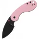 Kizer Microbe TSJ AirTi EDC Knife 2.14" 14C28N Black PVD Blade Pink Norplex UltreX G10 Handle 2742DSJA1 Cyclaire Knives and Tools