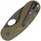 Kizer Microbe TSJ AirTi UK EDC Pocket Knife - 2.13" Black PVD Coated 14C28N Stainless Steel Blade Amber PEI Ultem Handle Cyclaire Knives and Tools