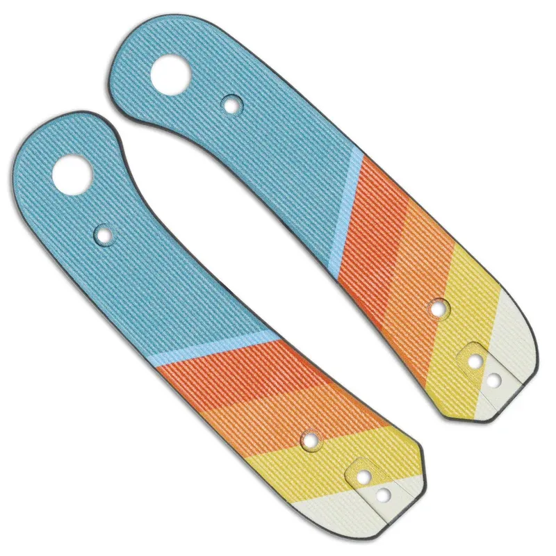 Knafs Knives Lander 1 Knife Scales - Good Vibes G10 Cyclaire Knives and Tools