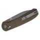 Knafs Knives Lander 2 Clutch Lock Folding Knife - 3.25" S35VN DP Blade Green Canvas Micarta Handle Cyclaire Knives and Tools