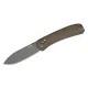 Knafs Knives Lander 2 Clutch Lock Folding Knife - 3.25" S35VN DP Blade Green Canvas Micarta Handle Cyclaire Knives and Tools