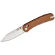 Knafs Knives Lander 2 Clutch Lock Folding Knife - 3.25" S35VN CP Blade Brown Paper Micarta Handle Cyclaire Knives and Tools