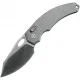 Kunwu X-Padre Folding Knife - 3.34" Elmax Steel Blade TC4 Titanium Diamond Texture Pattern Handle Cyclaire Knives and Tools