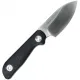 Kunwu Stiffy P Fixed Blade Knife - 3" Vanadis 8 Blade Black Canvas Micarta Handle Kydex Sheath Cyclaire Knives and Tools