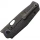 Kunwu Tao III Framelock Folding Knife - 3.5" Black DLC Coated Vanax Blade Black DLC Coated Titanium Handle Cyclaire Knives and Tools