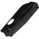 Kunwu S-Tao II Folding Knife - 3.5" Black DLC Coated Vanax Steel Sheepsfoot Blade Titanium Handle Cyclaire Knives and Tools