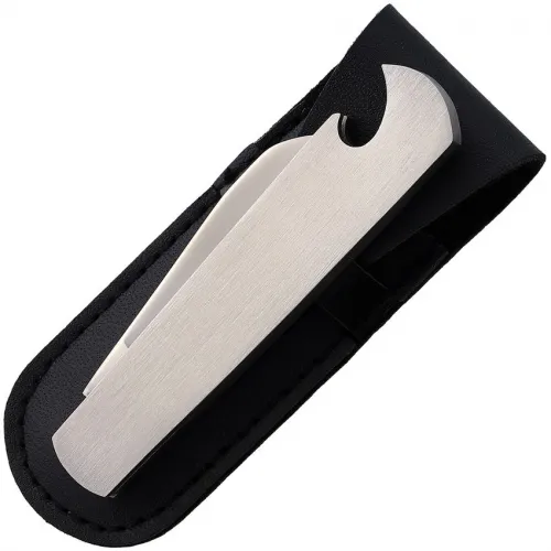 Marbles UK EDC All Stainless Pocket Knife with Bottle Opener - 1.75" Sheepsfoot Blade