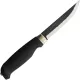 Marttiini Lynx Black Edition - 4.33" Carbon Blade, Black Birch Handle, Leather Sheath Cyclaire Knives and Tools