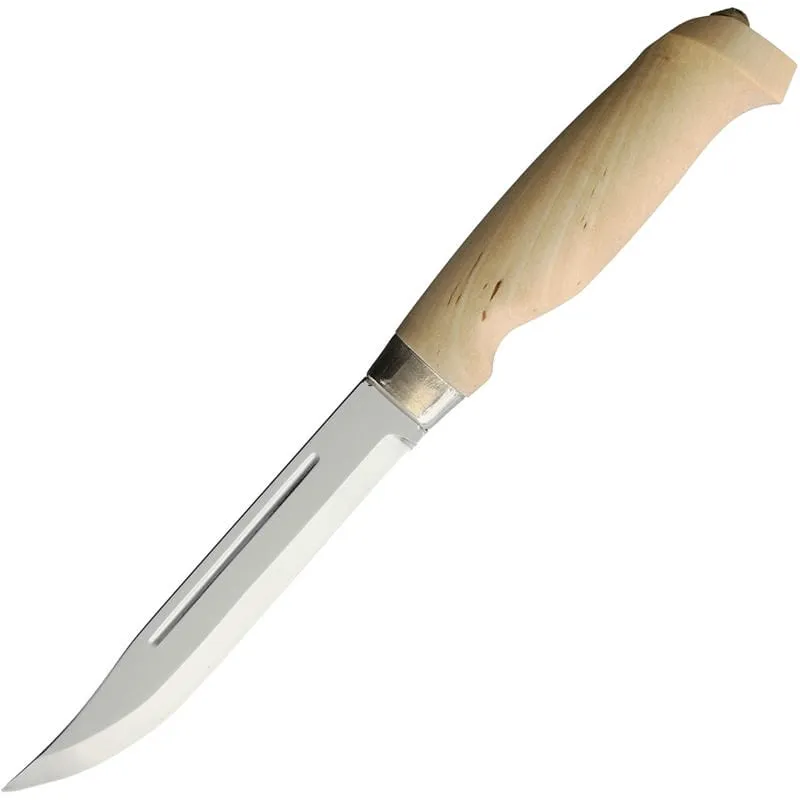 Marttiini Lynx 138 Knife 5.11" Stainless Steel Blade Birch Handle Cyclaire Knives and Tools